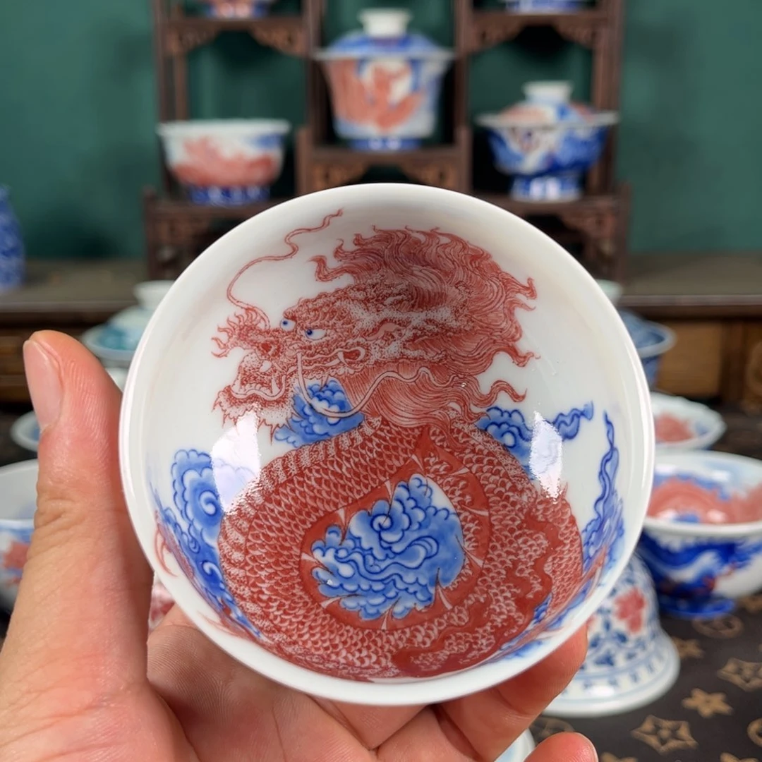 瓷片自成堂景德镇手工手绘
