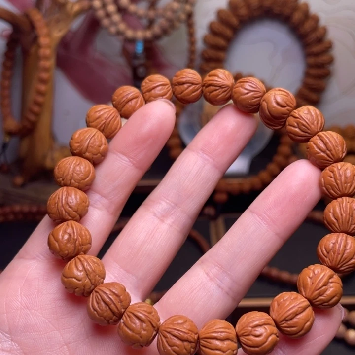 桃核吊坠龙文桃核