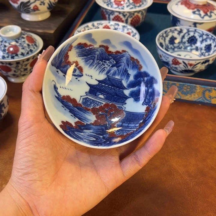 瓷片景德镇陶瓷手工手绘