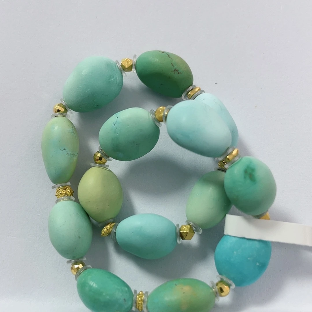 绿松石配饰18K金镶嵌