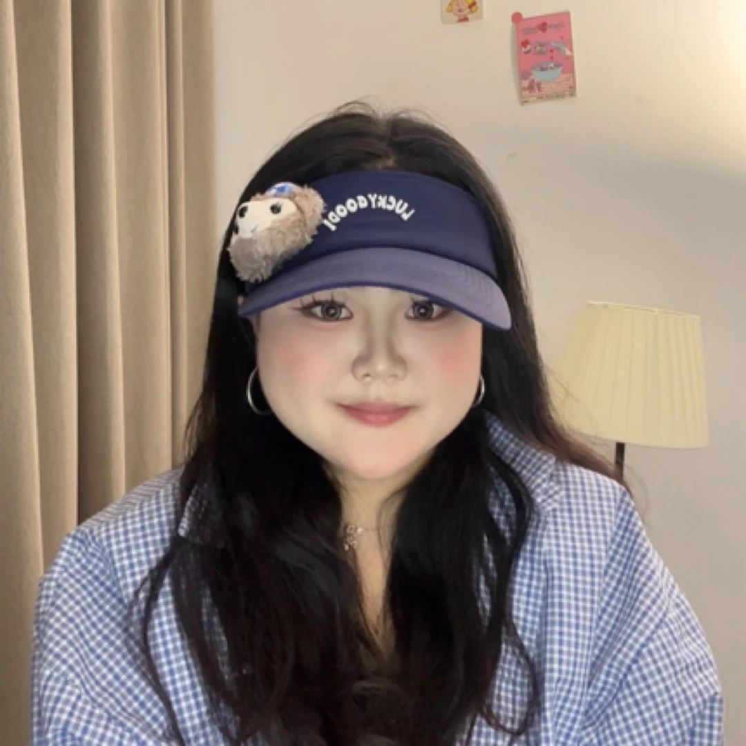 达菲空顶帽速干面料防水防汗定制大头围挡光遮阳防晒夏季冲冲冲