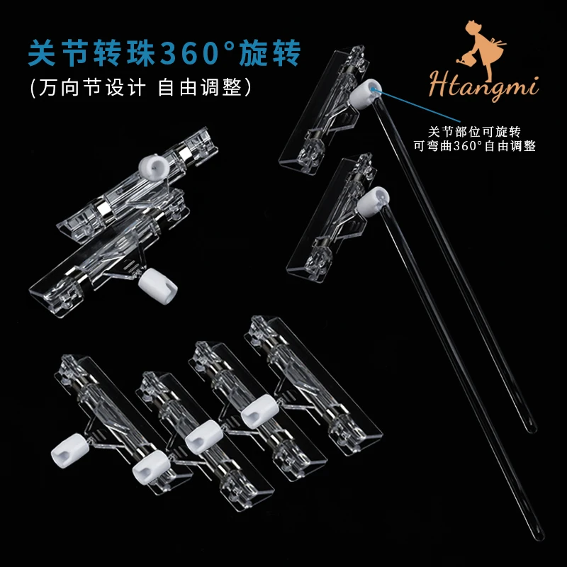 【汉唐美】升级二代彩票夹透明夹子鲜花夹纸神器手工diy花店资材