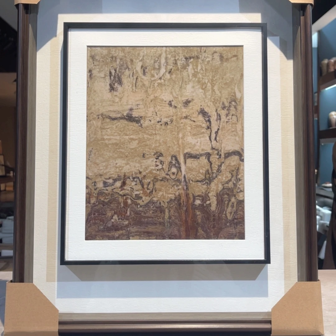 彩石三峡清江画面石42/52大肚罗汉