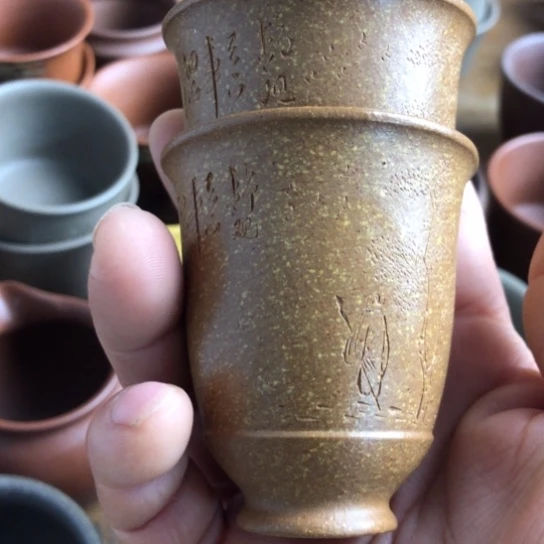 紫砂茶壶将坡泥主人杯80豪升左右