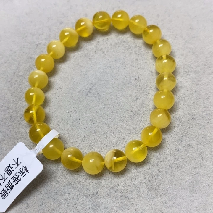 裸石蜜蜡未镶嵌串