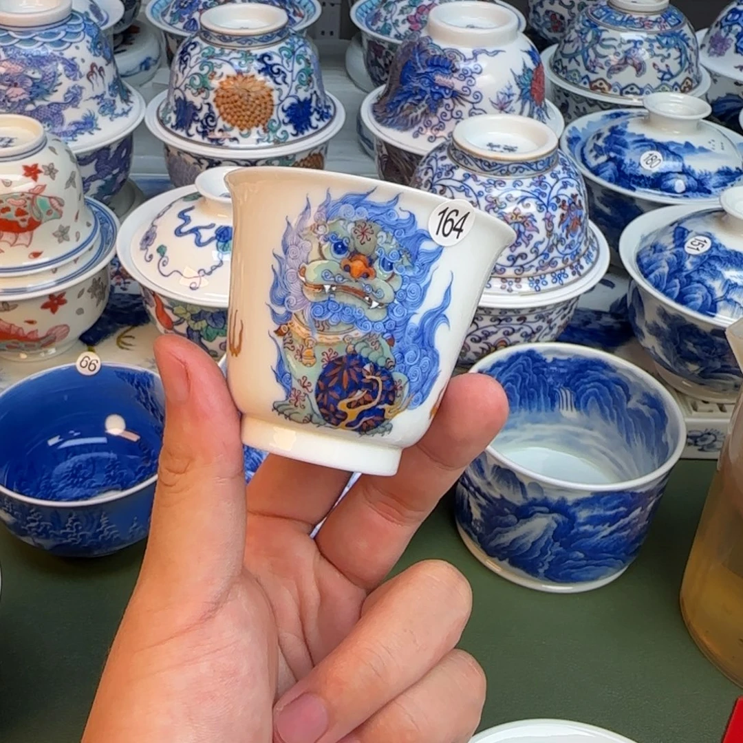 彦祖纯手工手绘茶具164