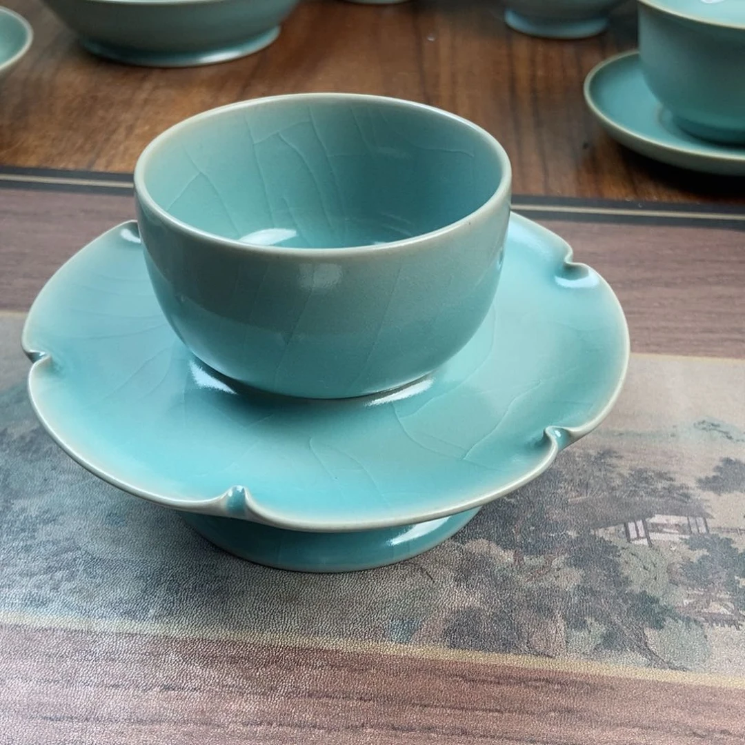 摆件原产地原矿汝瓷～茶器