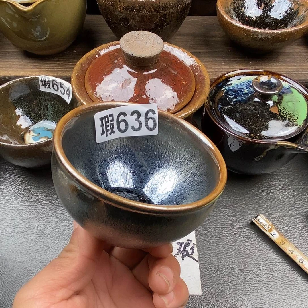 茶盏微瑕建盏主人杯子