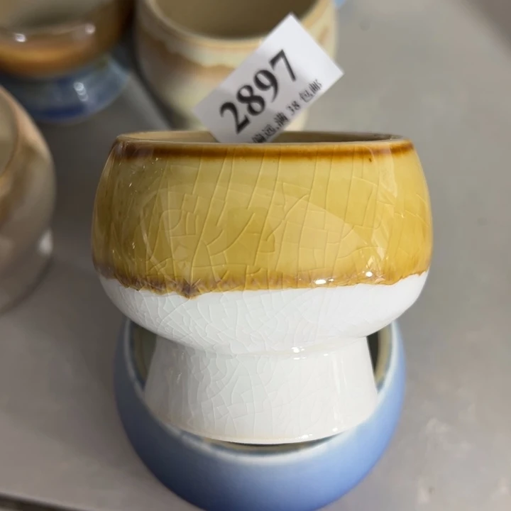 口6高6 手工花盆满30包邮