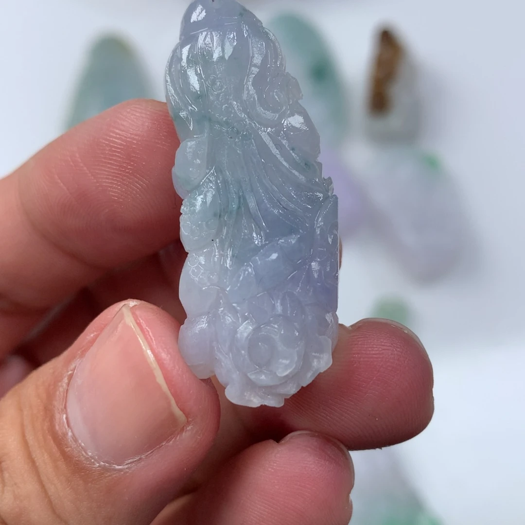 未镶嵌定制翡翠吊坠