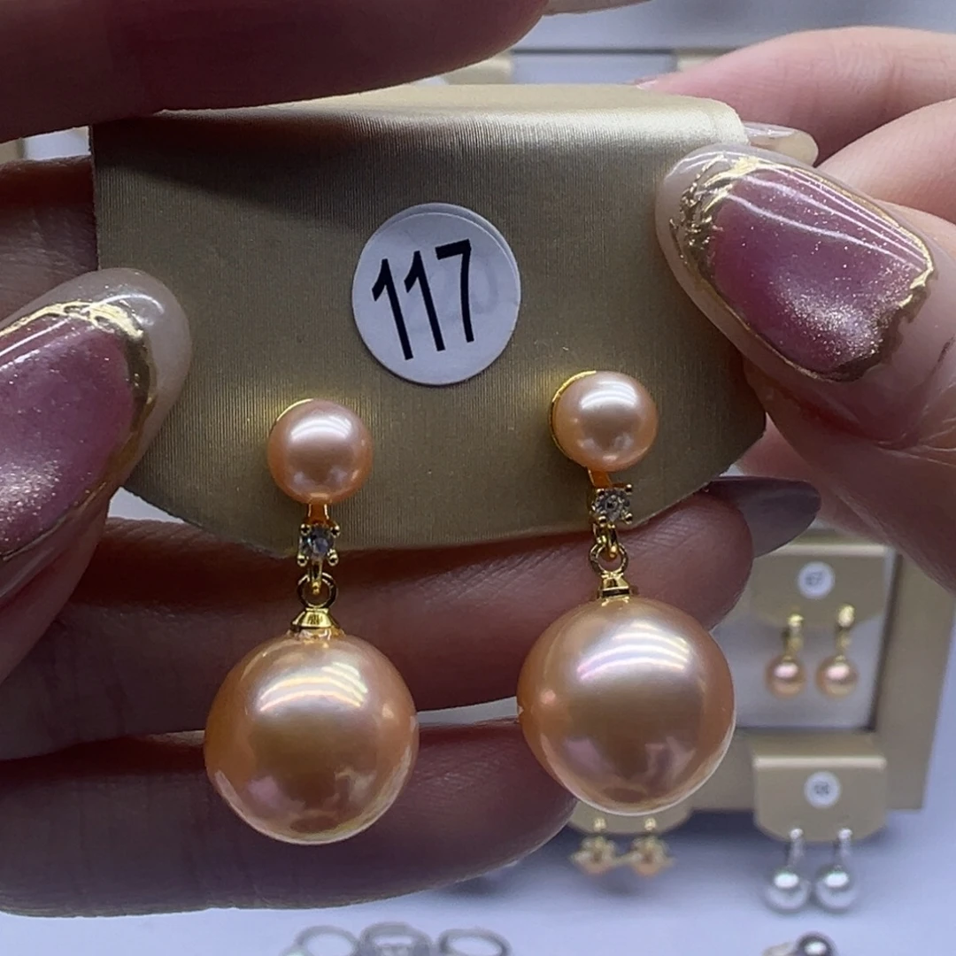 淡水珍珠未镶嵌耳饰