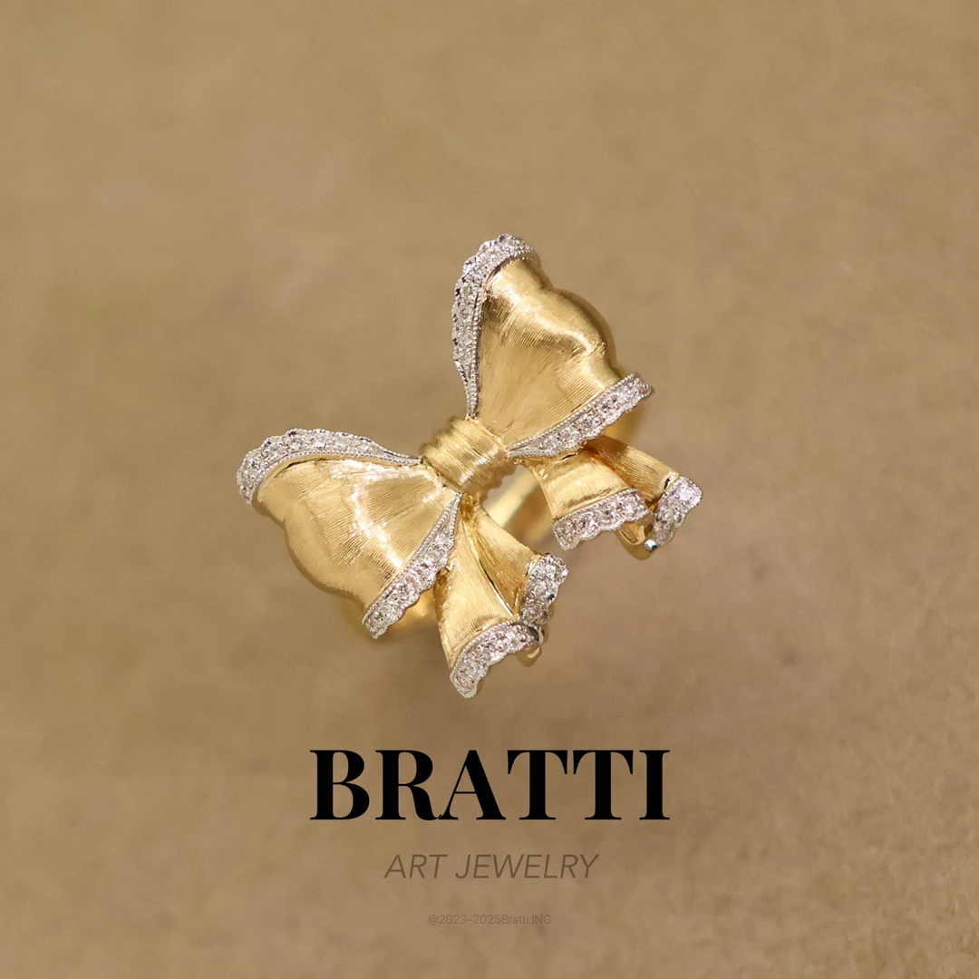 Bratti珠宝18K金“月下爱丽丝”钻石戒指-KJ250509