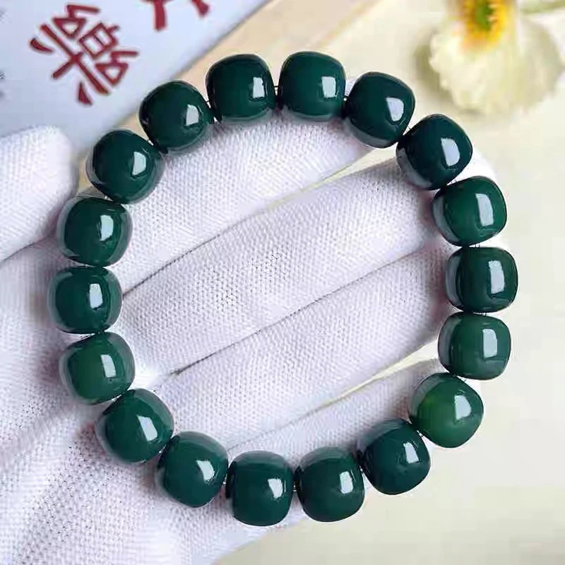 A029祖母绿菩提单圈手串-无礼盒