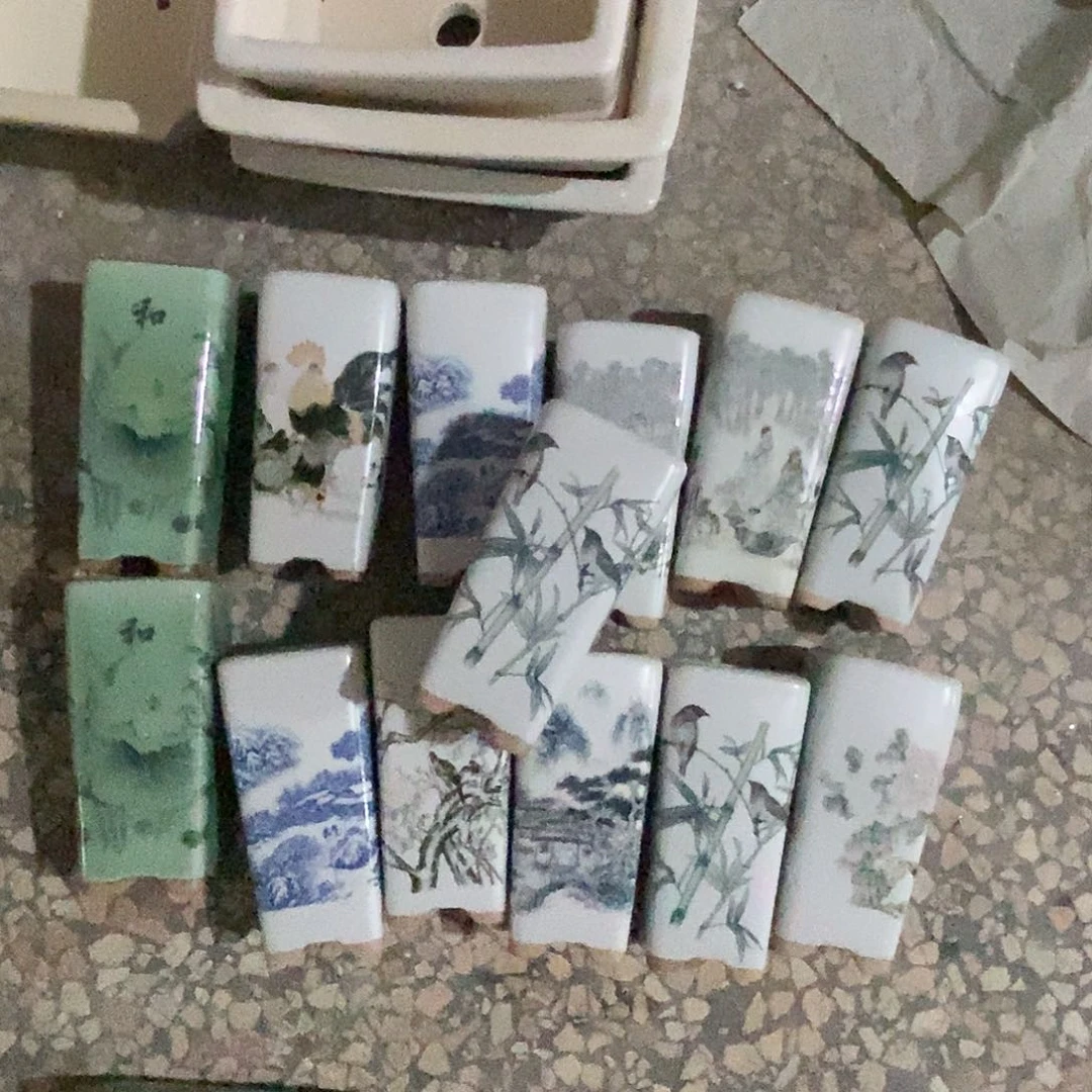 农****景13只瑕疵花盆