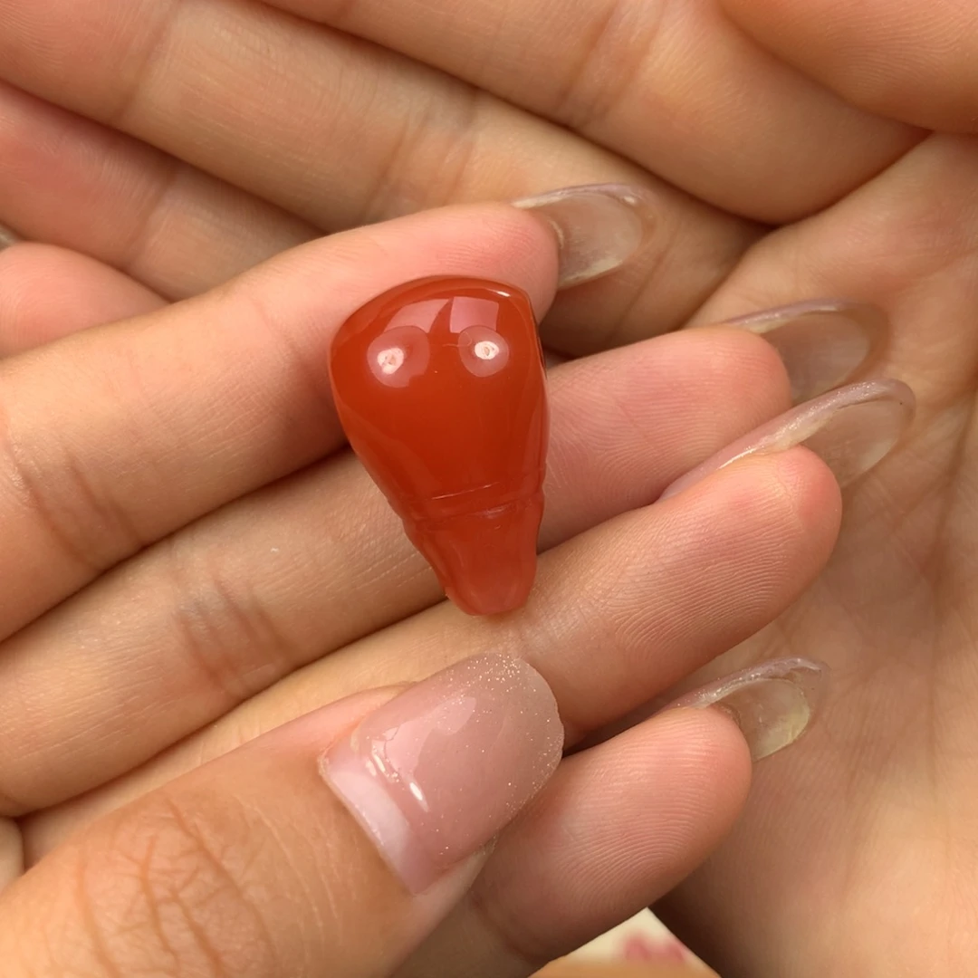 南红玛瑙三通未镶嵌