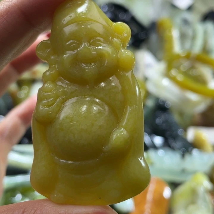 岫玉未镶嵌吊坠吊坠