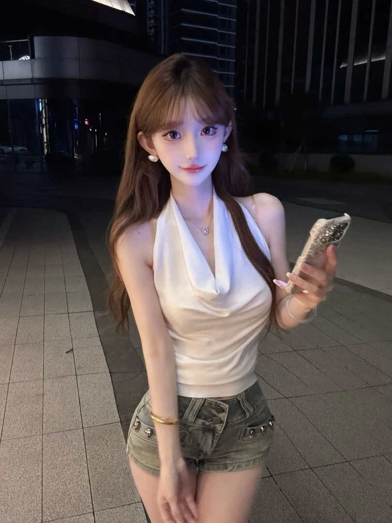 低腰小个子美式显瘦外穿a字休闲热裤