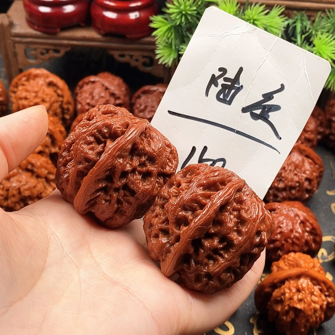 陆***庭把件文玩核桃将军膀陆