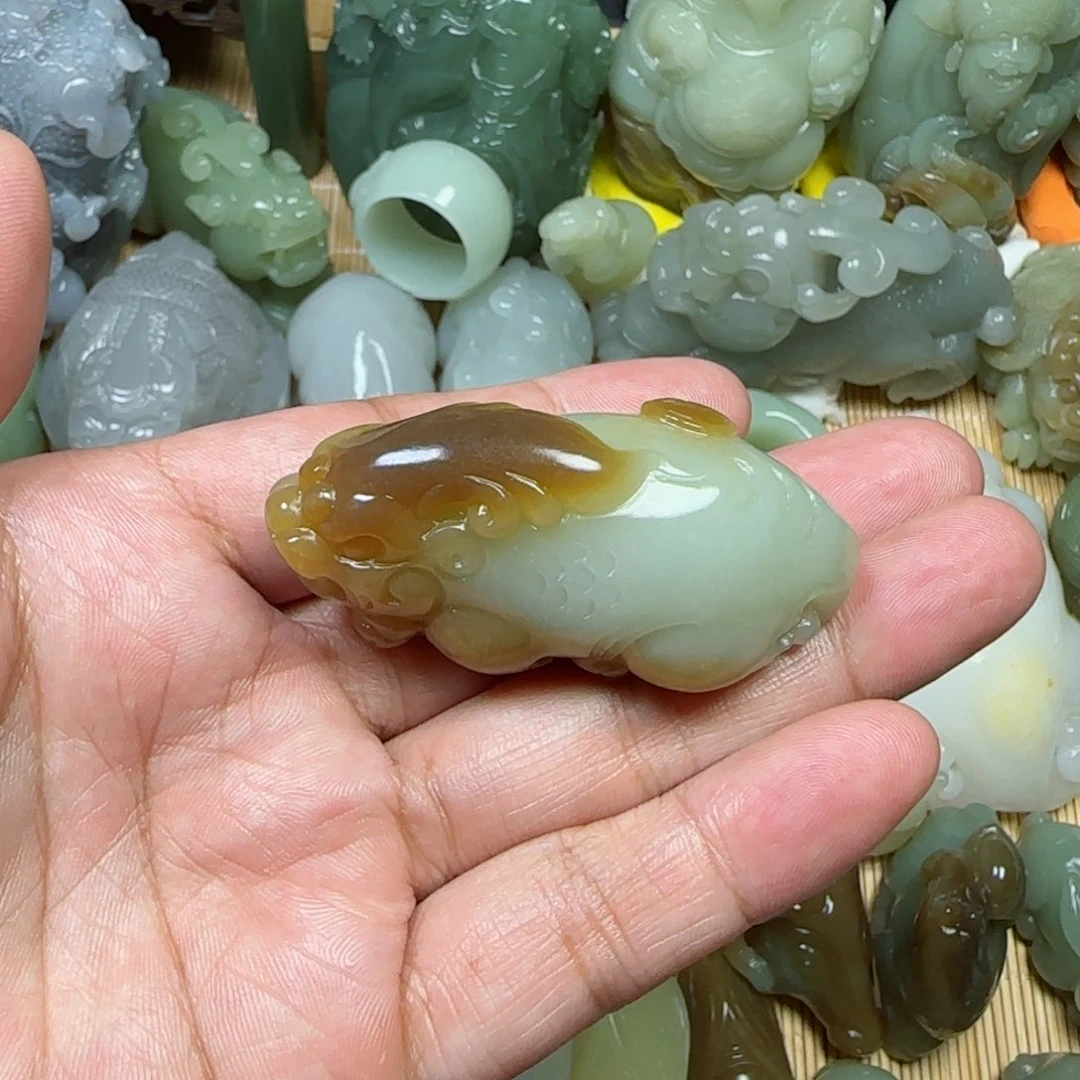 未镶嵌和田玉挂件好*