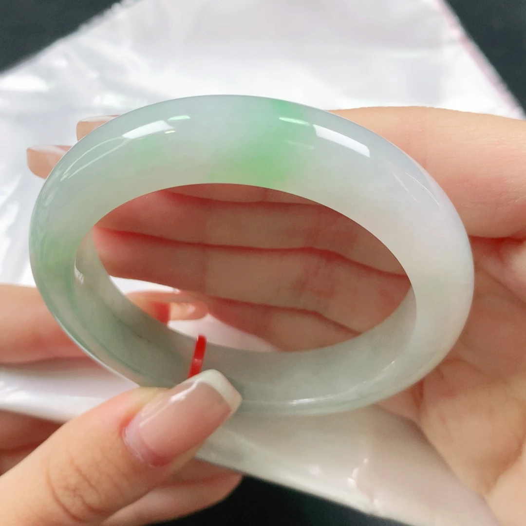 翡翠未镶嵌手镯53.5圈1608