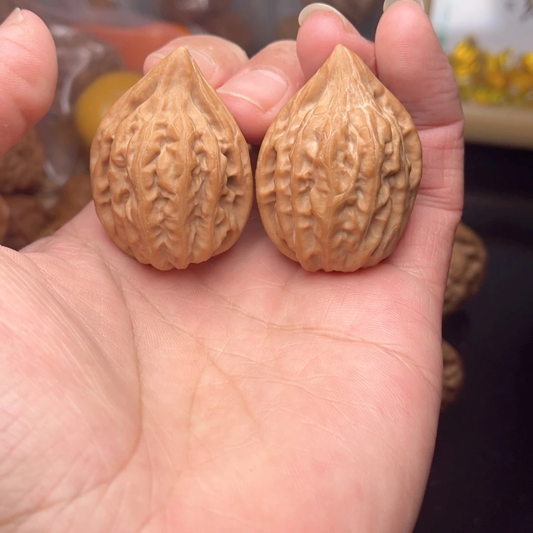 文玩核桃把件32瓷瓶鸭嘴