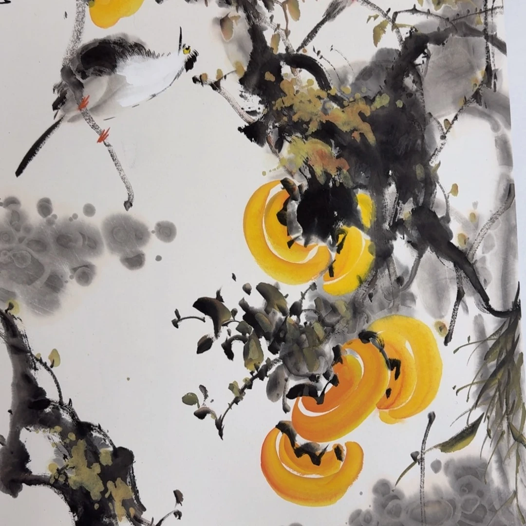 国画国画作品山水花鸟纯手绘