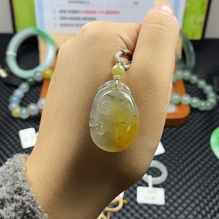 翡翠未镶嵌戒指天然