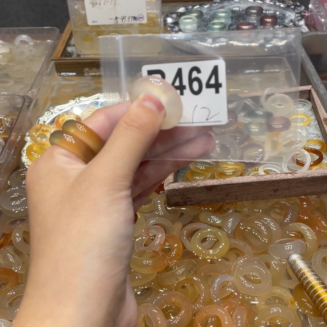 玛瑙/玉髓未镶嵌戒指464