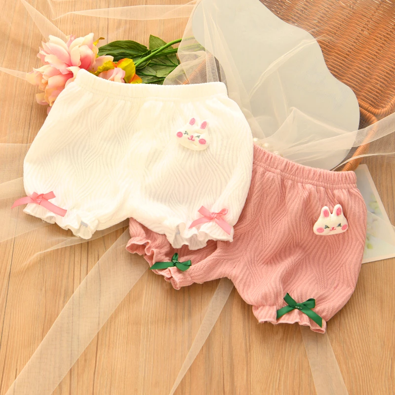 短裤2025新款夏季松紧带女休闲裤韩版宽松薄款女童小童夏装裤子