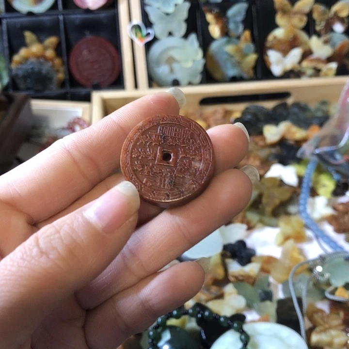 岫玉未镶嵌岫玉挂件