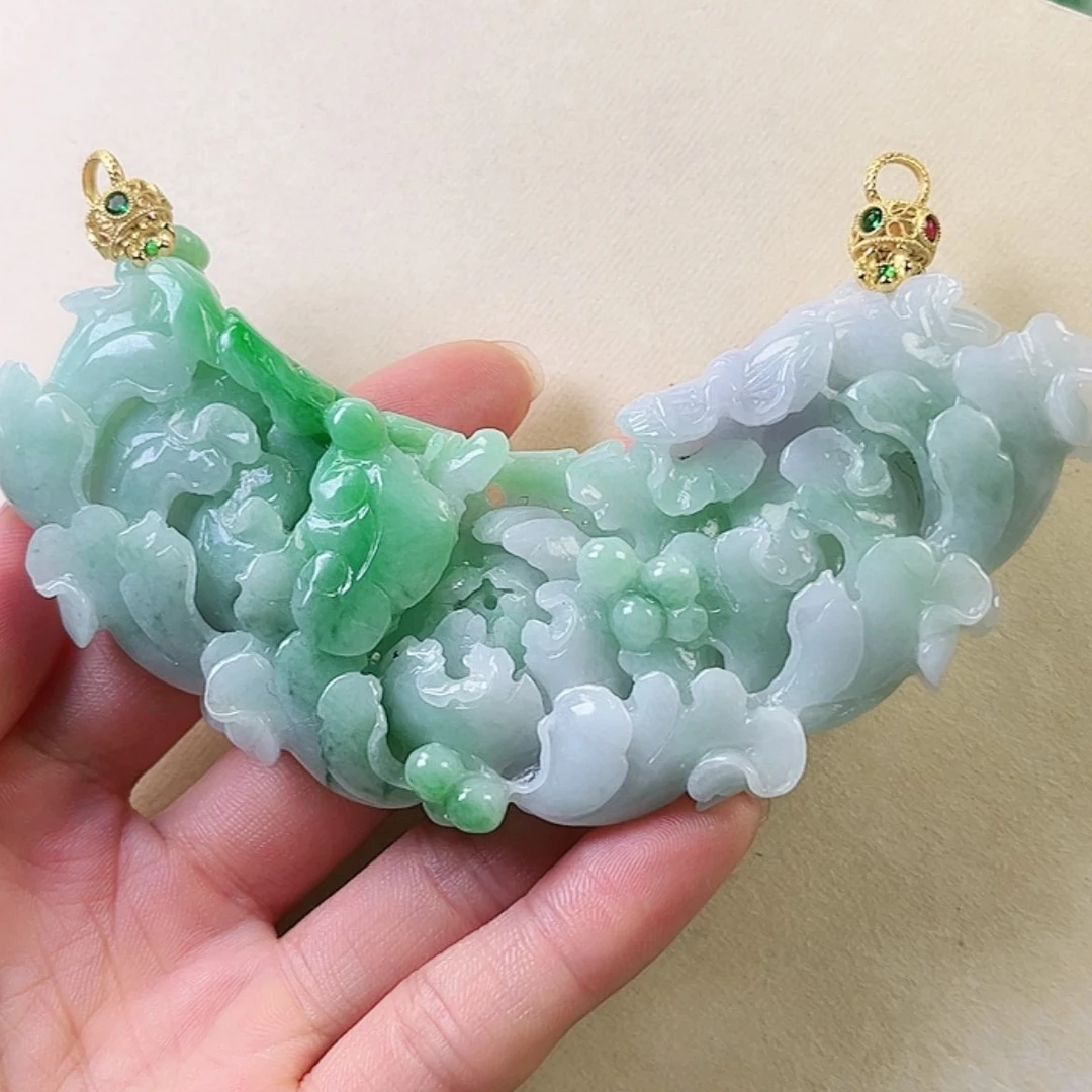 【闪购商品】翡翠颈饰未镶嵌挂件