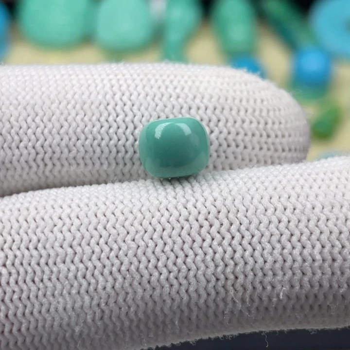 高瓷蓝绿色卡8老型单颗