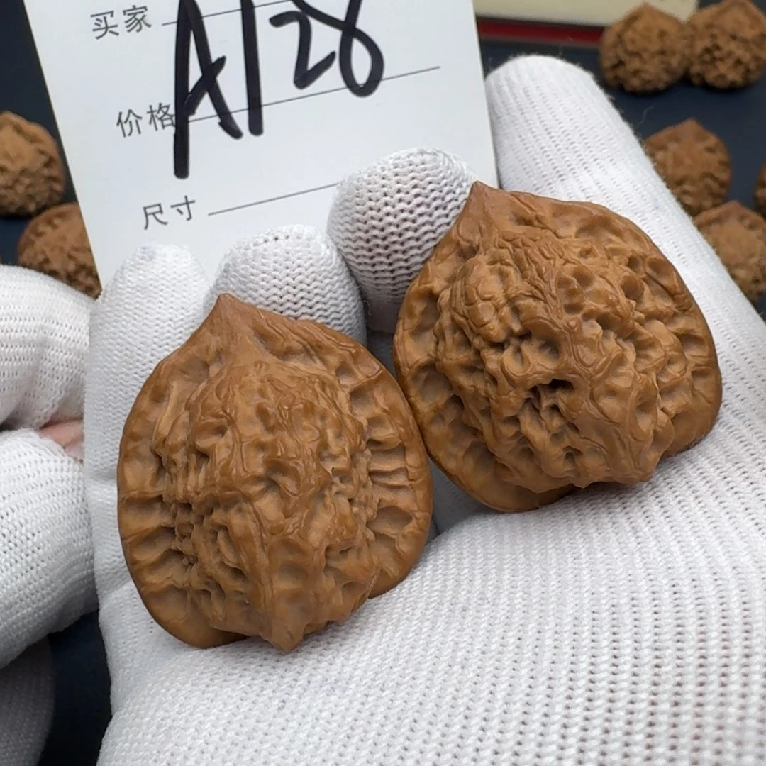 核桃手串/手链文玩核桃麻核桃金蟾卧岗