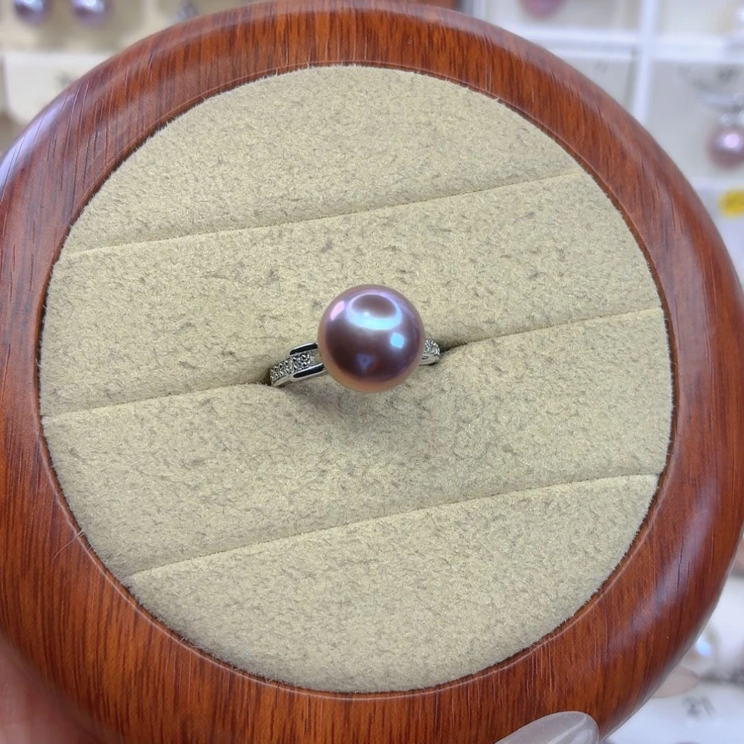 戒指淡水珍珠合金F