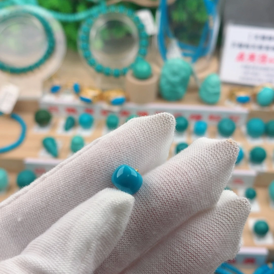 绿松石未镶嵌配饰7.9-6.6