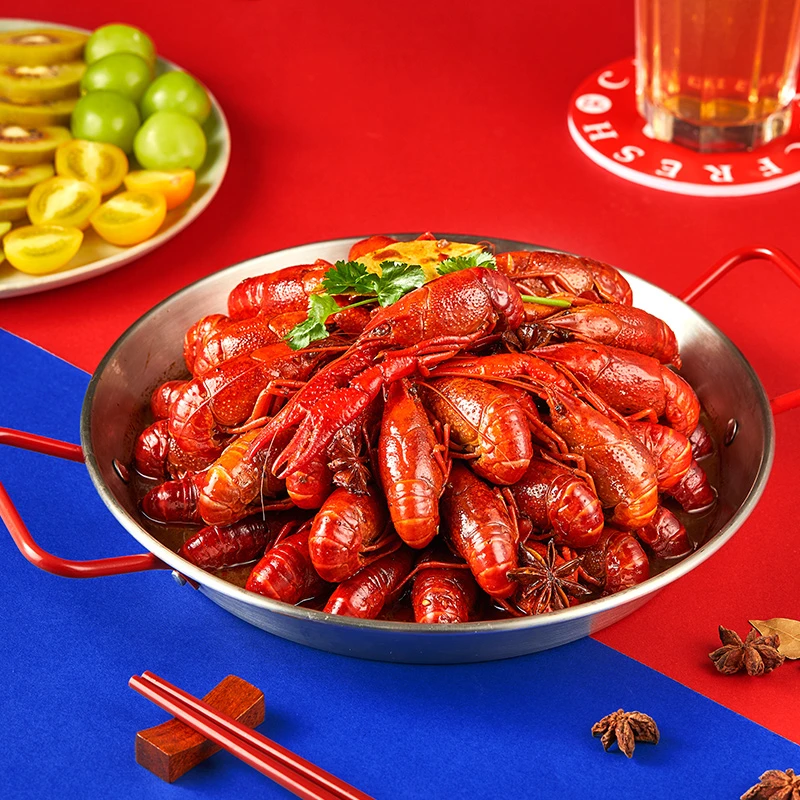 御鲜锋整虾麻辣700g*5蒜香味小龙虾制品小龙虾制品小龙虾制品精品