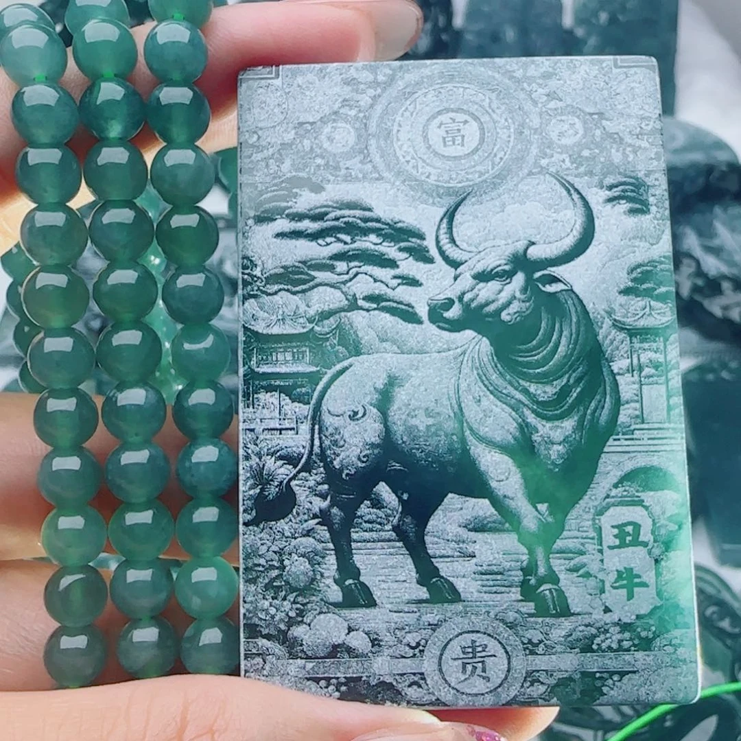 颈饰未镶嵌翡翠多样性发货天然的A货翡翠