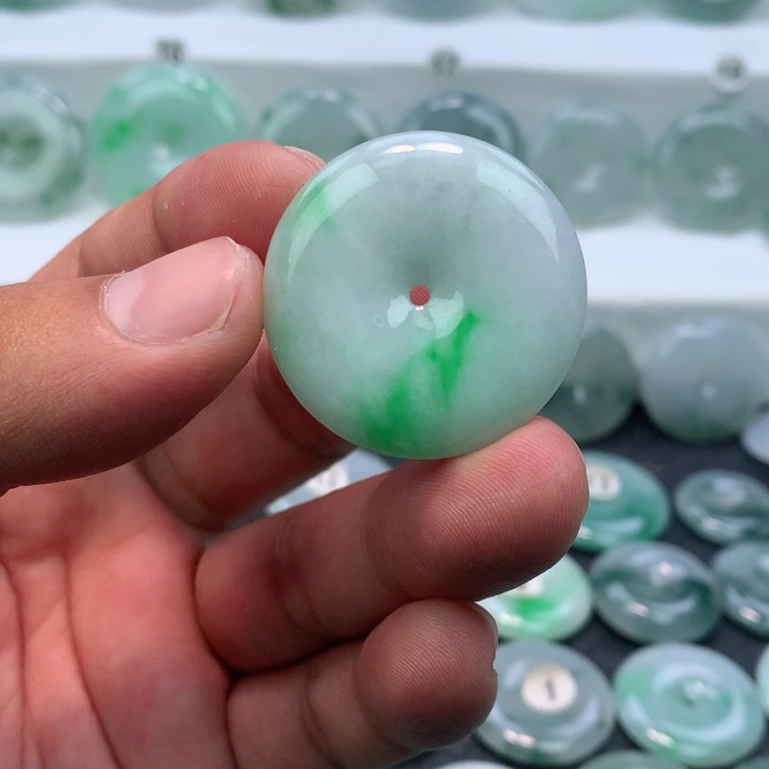 颈饰未镶嵌翡翠缅甸天然A货翡翠33.4-6.2