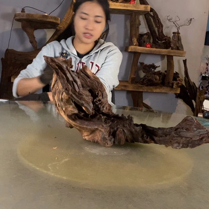 新***一天然的云南紫柚木会黄水