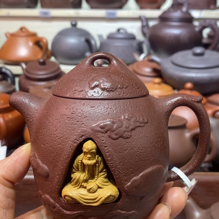 紫砂茶壶微瑕处理一把