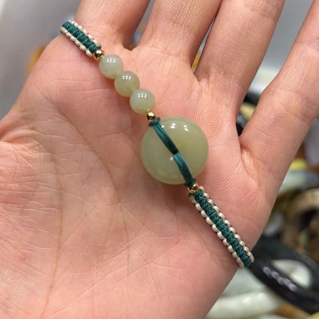 和田玉手链未镶嵌