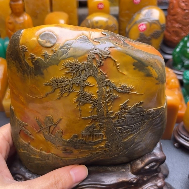 寿山石印石1****7题材：工艺品