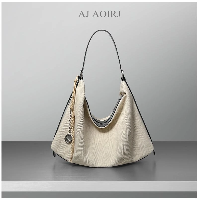 【AJ AOIRJ】小众托特包女2025新款女包百搭单肩通勤包手提大容量