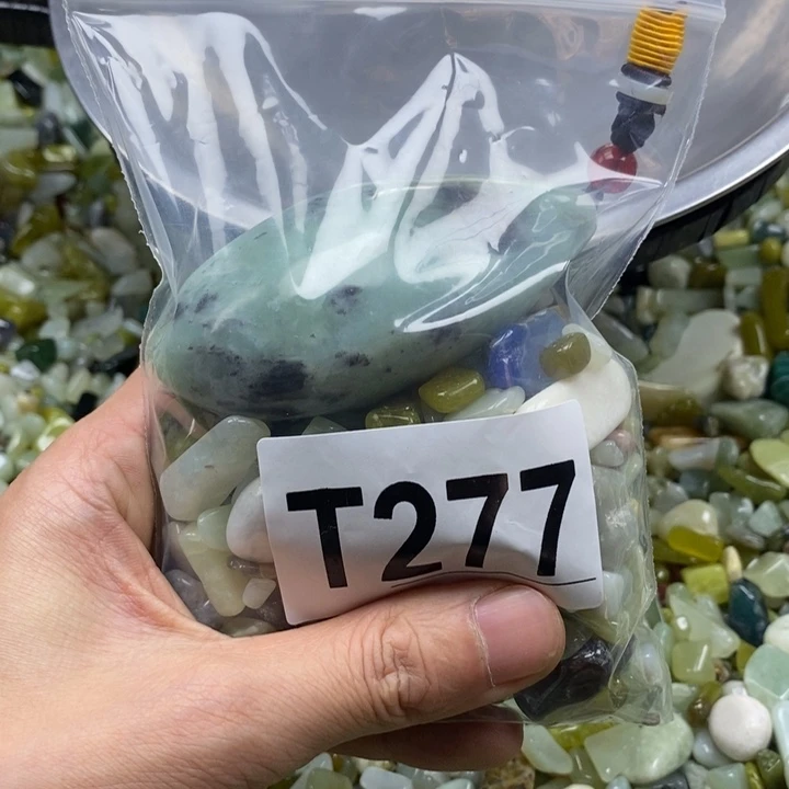 蛇纹石玉未镶嵌鱼缸石