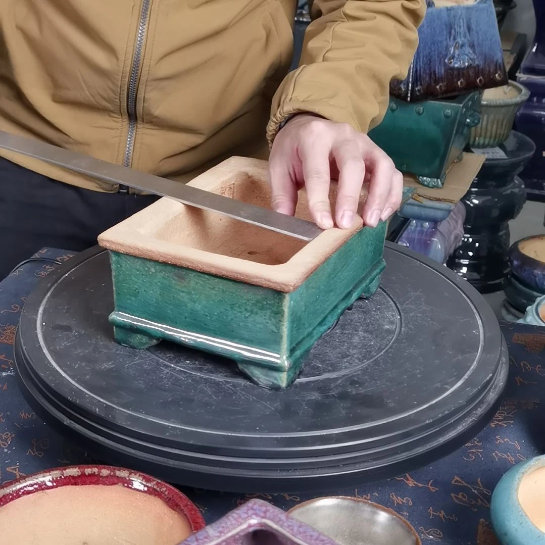 5内口17.5*12深6石湾花盆默认微瑕