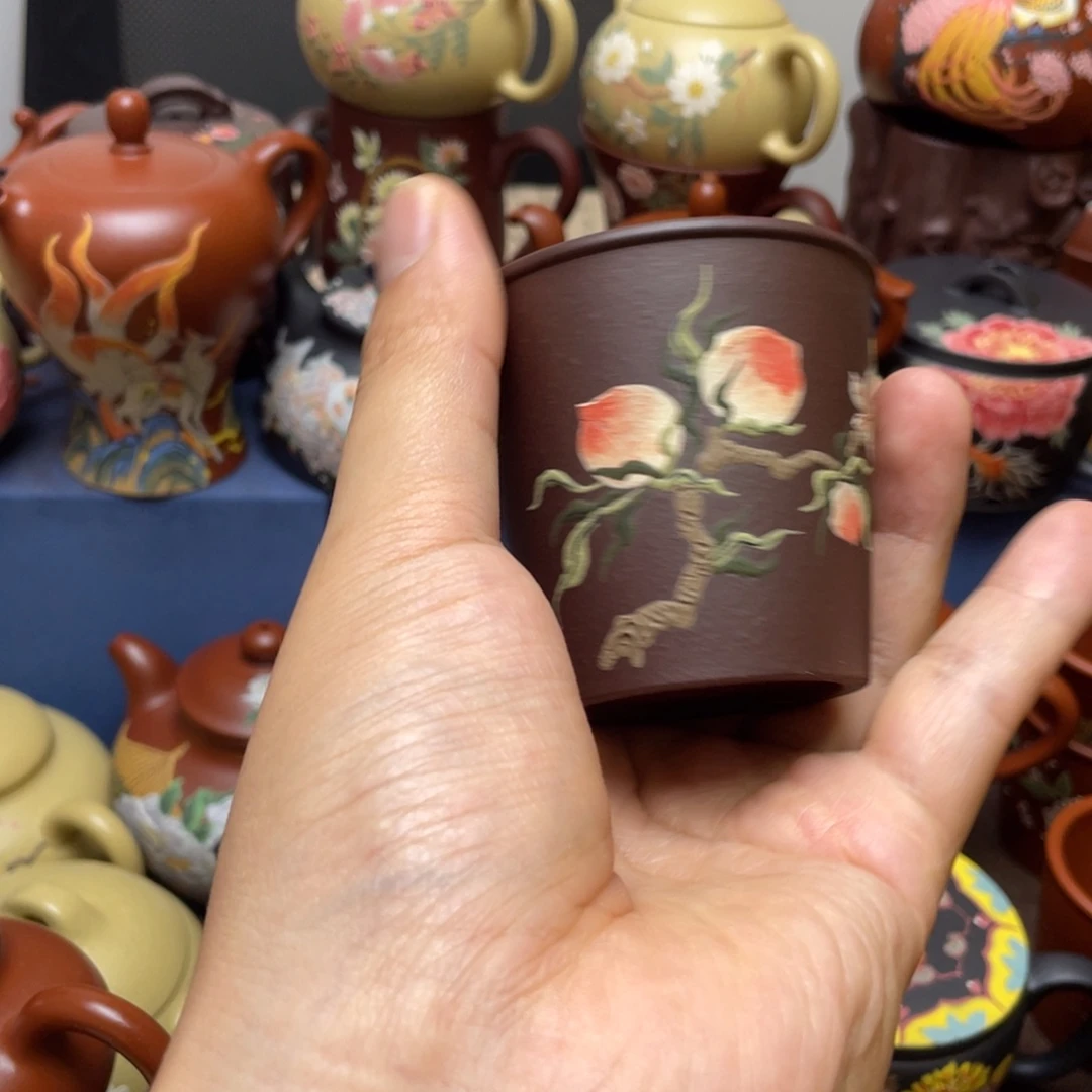 紫砂茶杯紫砂主人杯100cc