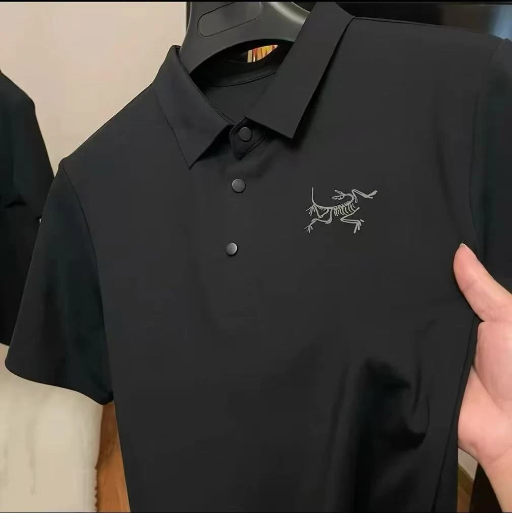 （ON-polo）2025新款男士黑色POLO衫时尚百搭气质款