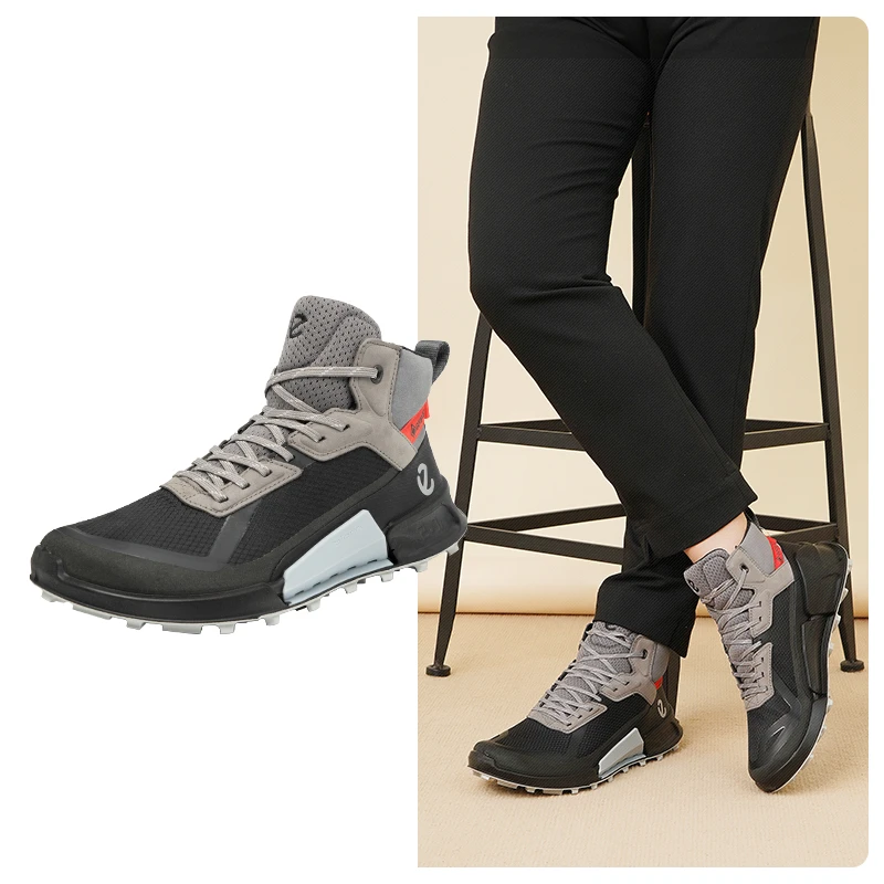 Ecco/爱步男鞋健步2.1高帮823804秋冬防水越野登山鞋休闲运动鞋子