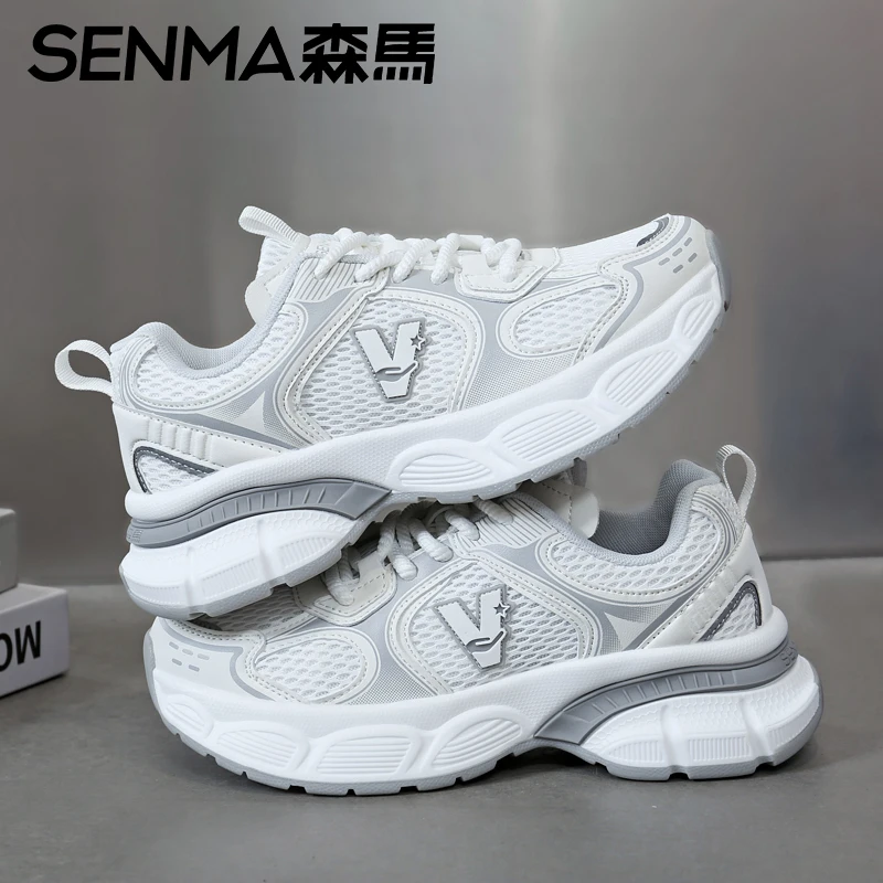 SENMA/森马SM2673透气网面女士老爹鞋