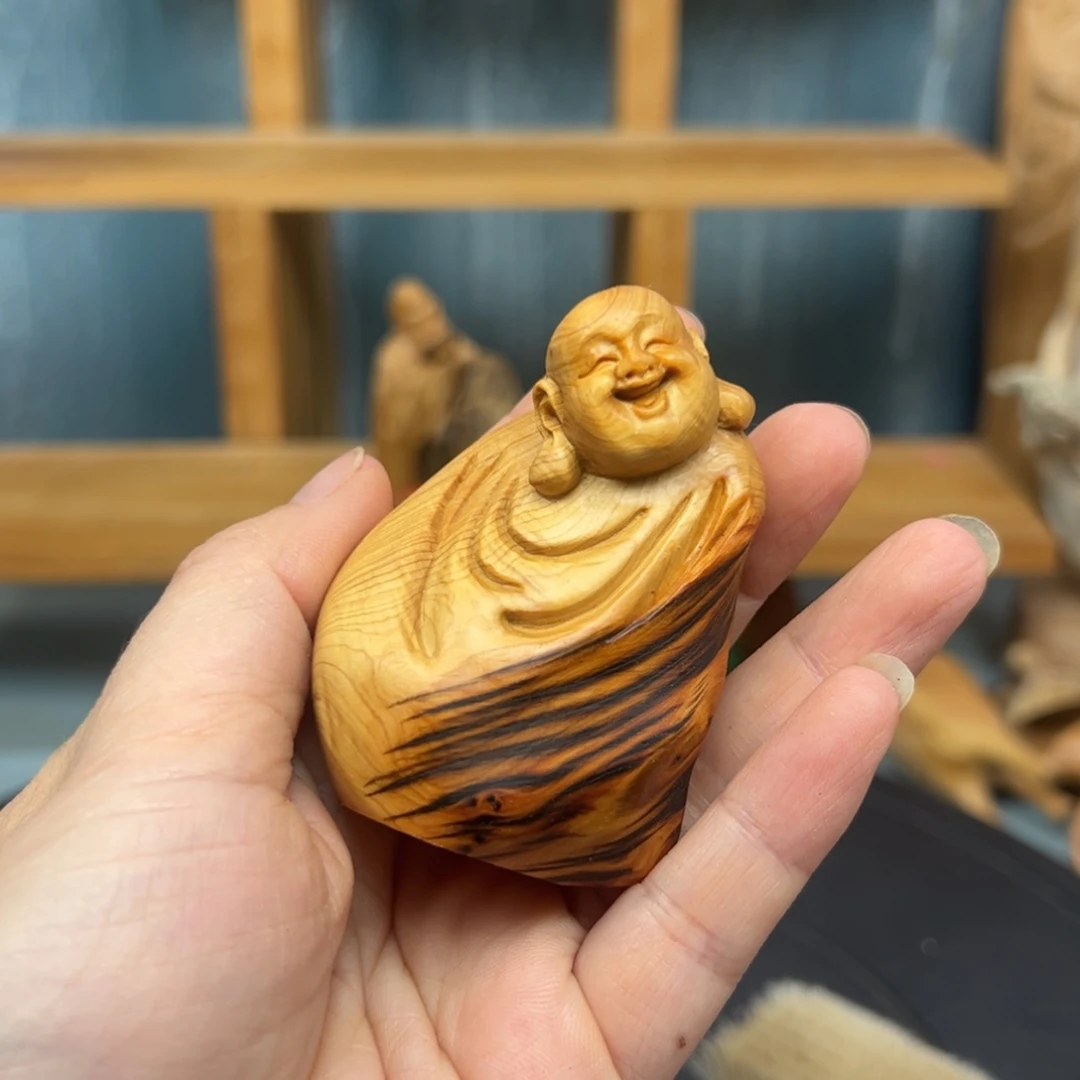 木流*崖柏木摆件手把件